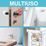 Tope Protector de pared Puerta silicona transparente x 6