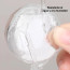 Tope Protector de pared Puerta silicona transparente x 6
