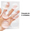 Tope Protector de pared Puerta silicona transparente x 6
