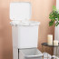 Basurero reciclaje con ruedas separador basura 38L