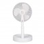 Ventilador USB de escritorio altura ajustable Blanco