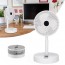 Ventilador USB de escritorio altura ajustable Blanco