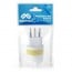 Adaptador eléctrico Schuko 10A Máx 1500W