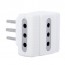 Enchufe triple corriente 3 tomas 1500W ME-1103