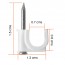 Grampa cable coaxial RG6 y RG59 U 25 unidades