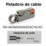Kit crimpeadora pelacable Coaxial + 20 conectores RG6
