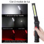 Linterna de trabajo led plegable recargable imán