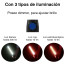 Linterna de trabajo magnética giratoria Luz blanca y roja 