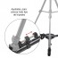 Dolly para trípode base con ruedas Universal Plegable