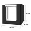 Mini Estudio fotográfico portátil 80 cms Led USB