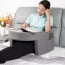 Cojín lectura notebook almohada reposa brazos cama