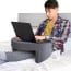 Cojín lectura notebook almohada reposa brazos cama
