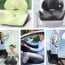 Cojín y Respaldo Lumbar para coxis silla y automóvil