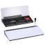 Pizarra de vidrio Escritorio con organizador 40 x 13 cms
