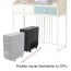 Porta CPU base con ruedas y frenos NW-CPB
