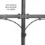 Soporte Doble Monitor Escritorio altura ajustable 27"