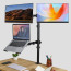 Soporte Doble 2 Monitor y Notebook brazo escritorio