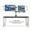 Soporte Monitor y Notebook brazo escritorio B49