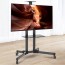 Soporte TV con ruedas Base Pedestal Móvil 70"