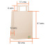 Bolsa papel kraft con manilla 41 x 30 cms