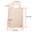 Bolsa papel kraft con manilla 48 x 36 cms