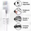 Cable de red 1 metro cat 5e RJ45 Lan Blanco