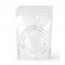 Cable de red 5 metros cat 6 Rj45 Lan Blanco