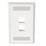 Faceplate Doble Panduit tapa frontal Keystone