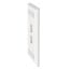 Faceplate Doble Panduit tapa frontal Keystone