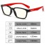 Lentes filtro Luz azul Pantallas Negro con Rojo