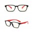 Lentes filtro Luz azul Pantallas Negro con Rojo