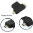 Adaptador Micro / Mini HDMI macho a HDMI hembra