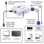Adaptador Conversor VGA a HDMI 1080p con audio
