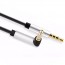 Cable Auxiliar audio 3.5 mm aux ángulo 90  1 metro