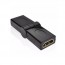 Copla HDMI macho Hembra ángulo 90º Diseño L