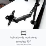 Soporte doble monitor 32 pulgadas escritorio - Imagen 4