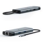 Docking USB C a HDMI RJ45 USB 3.0 - Imagen 2