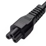 Cable de poder cargador notebook trébol 1.8 mt - Imagen 2