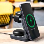 Cargador Inalámbrico 3 en 1 para iPhone AirPods Apple Watch - Imagen 5