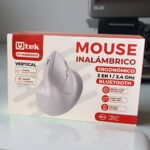 Mouse vertical inalámbrico blanco bluetooth y 2.4Ghz - Imagen 3