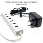Hub USB 3.0 duplicador 7 puertos energizado Unitek - Imagen 3