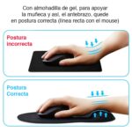 Mouse Pad ergonómico apoyamuñecas Utek UT-MP305 - Imagen 4