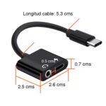 Adaptador USB C a audífonos y cable USB C - Imagen 3
