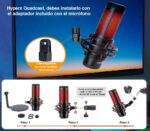 Stand Micrófono sobremesa Hyperx Quadcast Solocast - Imagen 7