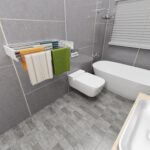 Colgador ropa plegable pared oculto robusto 80 x 40 cms - Imagen 4