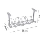 Organizador de cables estante bajo escritorio NW-S79 - Imagen 7