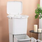 Basurero reciclaje con ruedas separador basura 38L - Imagen 5