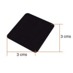 Fieltro adhesivo protector patas muebles cuadrado x 9 - Imagen 2