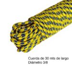 Cuerda Soga Multipropósito 30 metros 3/8 diámetro - Imagen 3