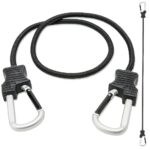 Piola cuerda Elasticada Mosquetón gancho Pack 2